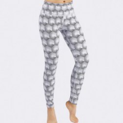 3D Geometric Digital Printed High Waisted Stretch Yoga Leggings