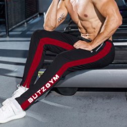 Men's Colour Matching Sports Running Training Pants