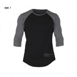 Men's Pullover 3/4 Sleeves Muscle Top
