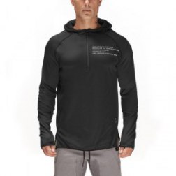 Men's Workout Gym Long Sleeve Pullover Hoodie