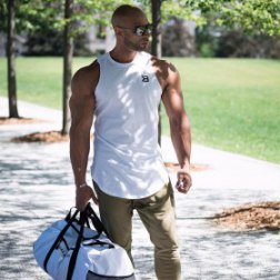 Men's Sleeveless Athletic Muscle Tank Top