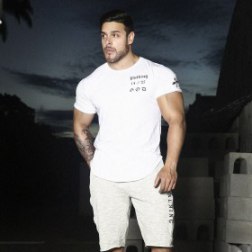 Men's Gym Muscle Bodybuilding T-Shirt Casual Short Sleeve