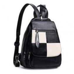 Geniune Leather Fashion Backpack Casual School Bags for Women