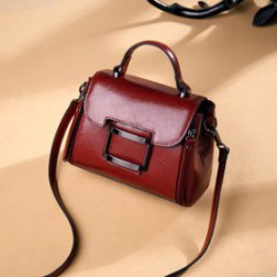 Mini Genuine Leather Shoulder Bag Fashion Tote Bag
