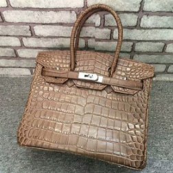 Women's Leather Cocrodile Pattern Handbag