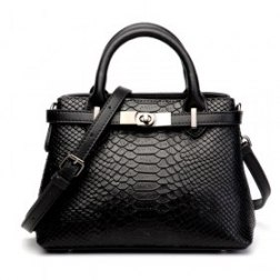 Women's Leather Cocrodile Pattern Handbag Shoulder Bag