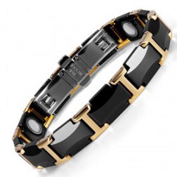 Cavalier-Ceramic Tungsten Golf Arthritis Magnetic Bracelet for Men