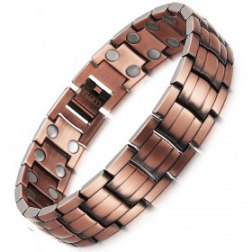 Beast- Promote Insomnia Blood Circulation Mens Copper Magnetic Bracelet