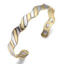 Dynamic-Unique Design Mix Color Pain Relieve Copper Magnetic Bangles