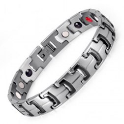 Hurricane- Prevent Allergy 316L Stainless Steel Bio Magnetic Therapy Bracelet for Health