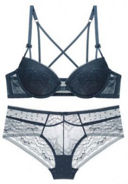 Front Closure  Lace Racerback Bra Set