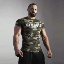 Men's Running Casual Camouflage Sports T-Shirt