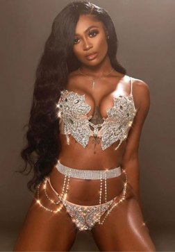 Embellished Dangle Belt