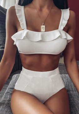 Sea Level Satisfaction Ribbed Bikini Set
