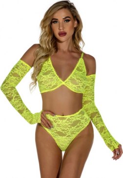 Love Don't Pay The Bills Bra Set