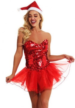 Santa's Sexy Helper Lingerie Costume