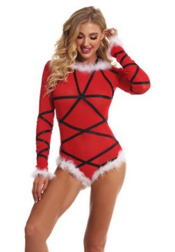 Curvy Clause Cutie Lingerie Costume