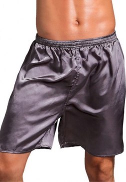 Mens Silk Satin Boxers Shorts Underwear Sleep Pajama Lounge Shorts