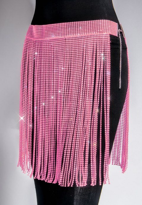 Rhinestone Fringe Skirt