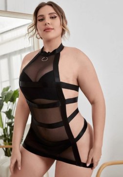 Plus Size Promise To Be True Babydoll Set