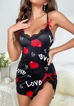 Charming Behavior Satin Babydoll