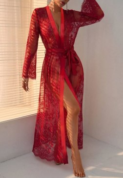 Daydream Lace Maxi Robe