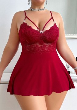 Plus Size Hot And Unbothered Babydoll