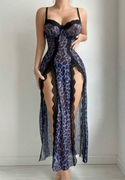 Seductive Leopard Print Lingerie Set