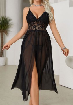 Romantic Deep V-Neck Intimate Ensemble