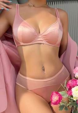 Soft and Comfortable Pink Intimates