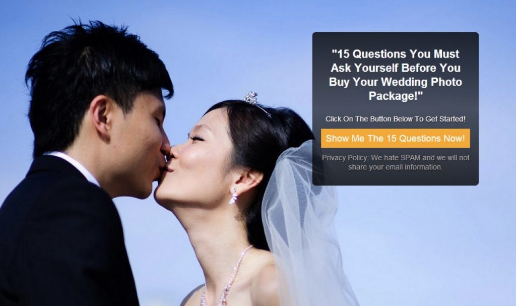 Wedding Photo Package Quick Tips Example