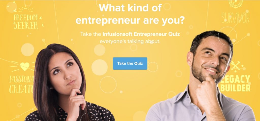 Infusionsoft Quiz Example