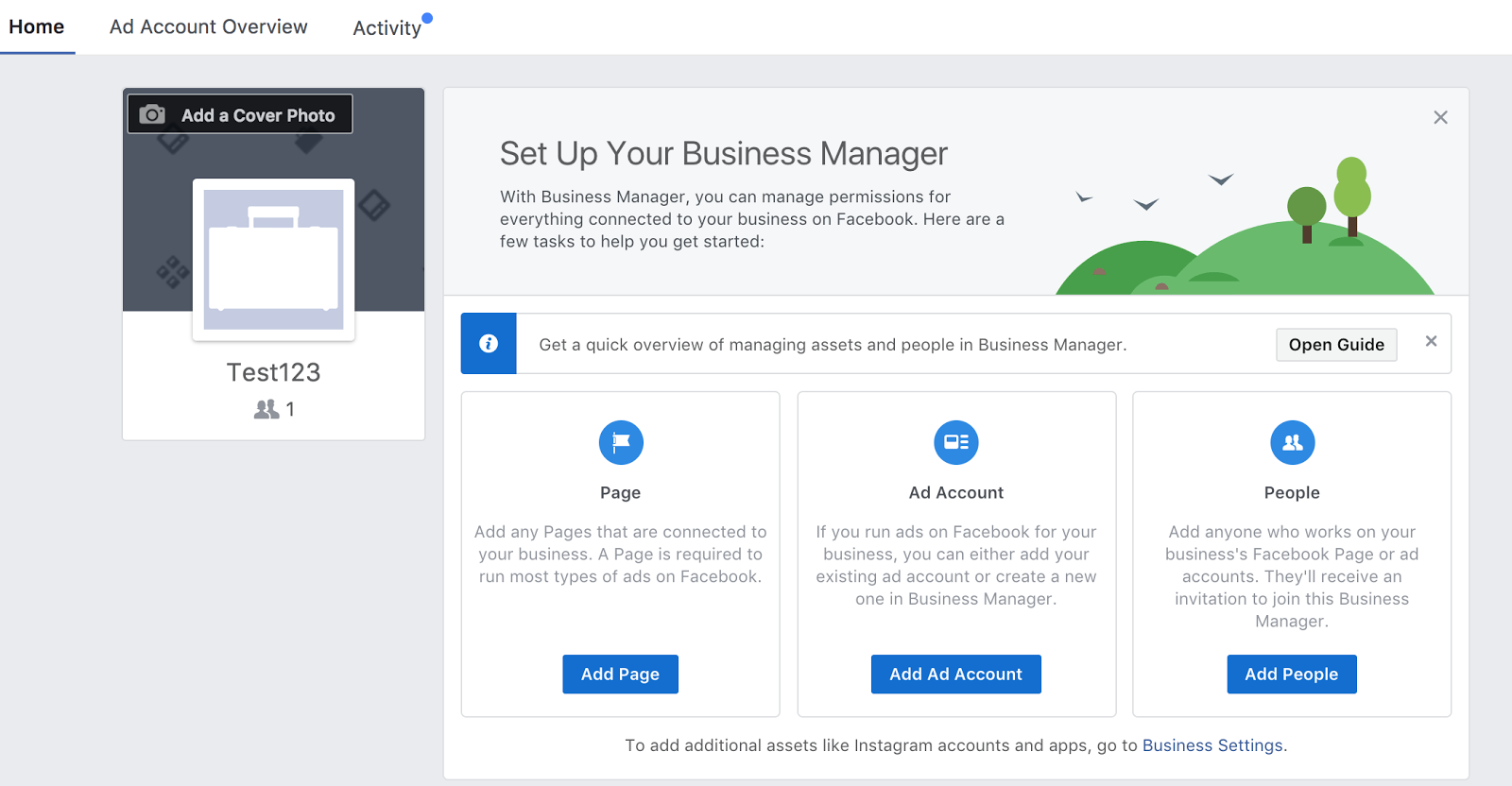 Как добавить человека в аккаунт. Business Manager Overview. Facebook Business Manager account create. Facebook Business help. Facebook Business Manager ID как узнать.